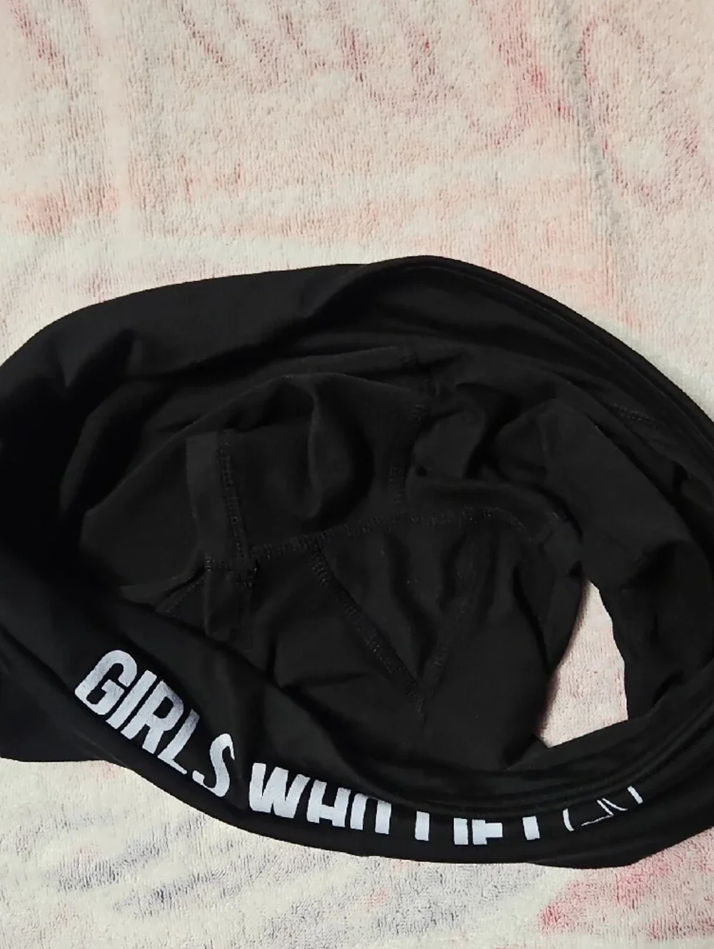 Women's Black High-Waist Active Shorts